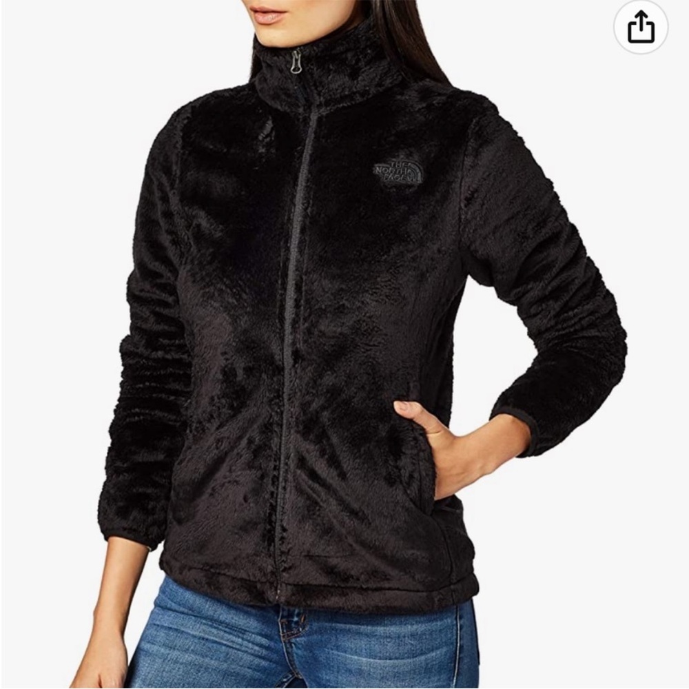 THE NORTH FACE Women's Osito Full Zip Fleece Jacket in Black